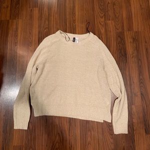 Cream sweater